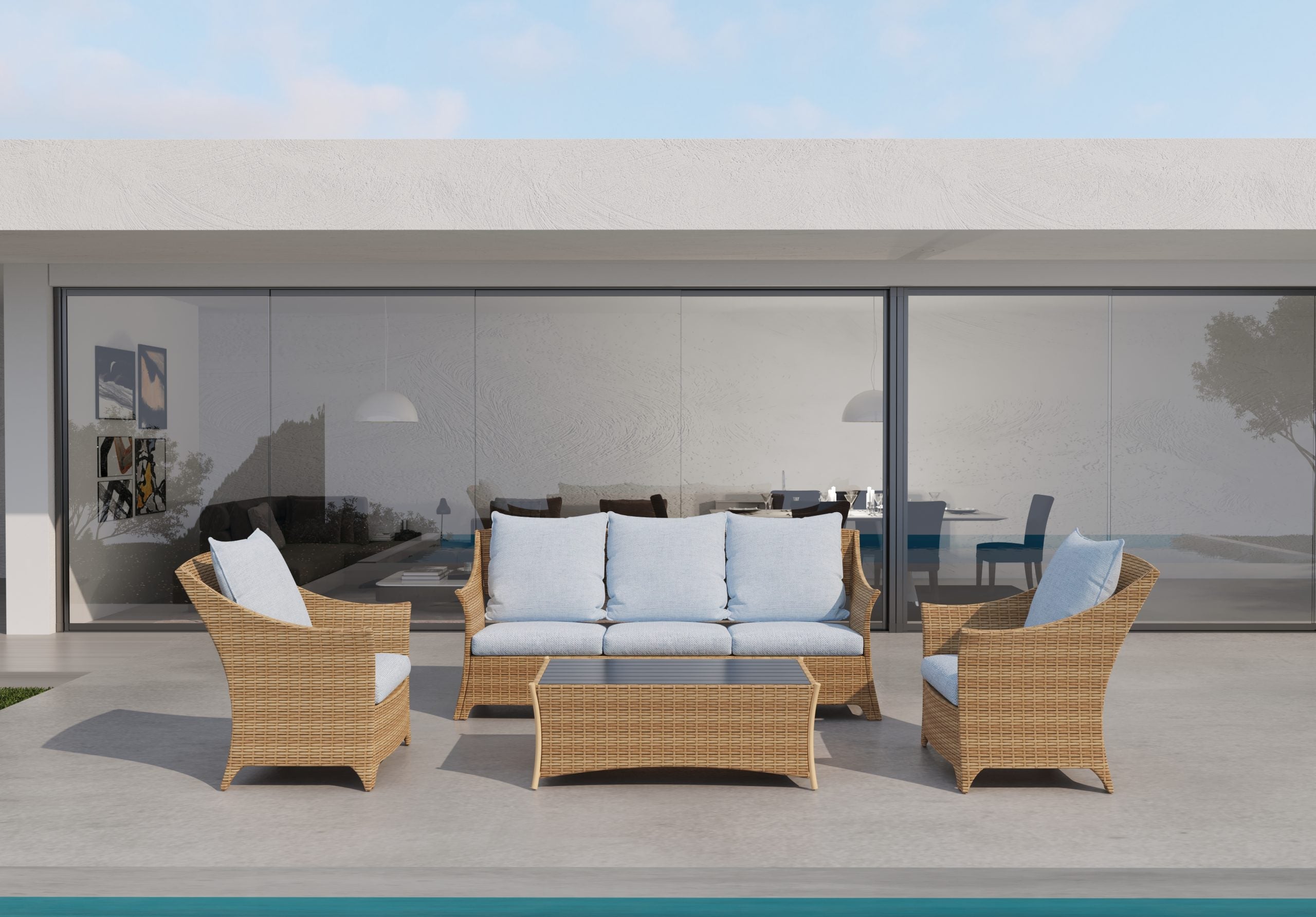 Roman Vintage 4 Pce Sofa package | Future Furniture Christchurch