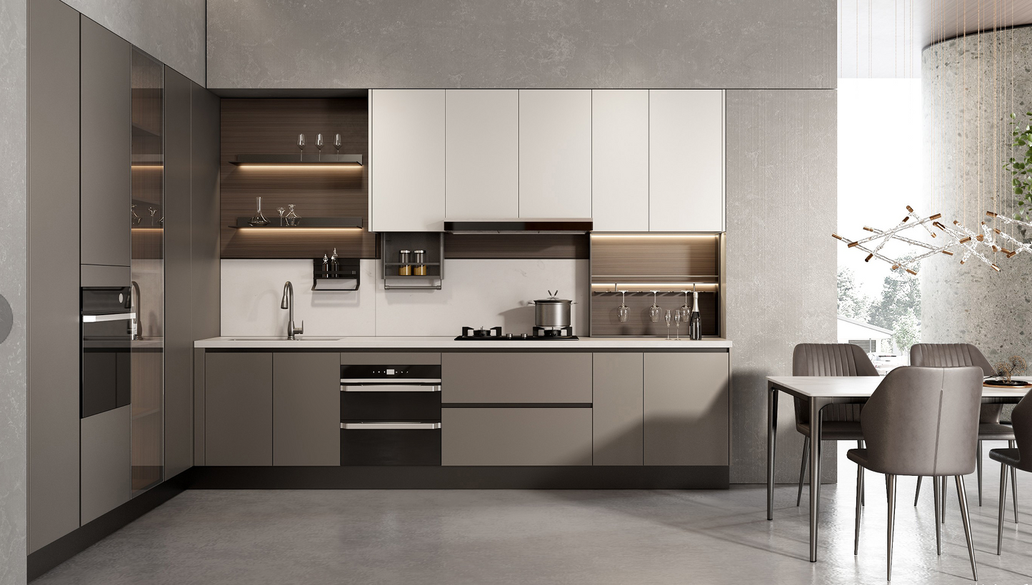 Nilan Series - Modern Neutral-Tone Kitchen