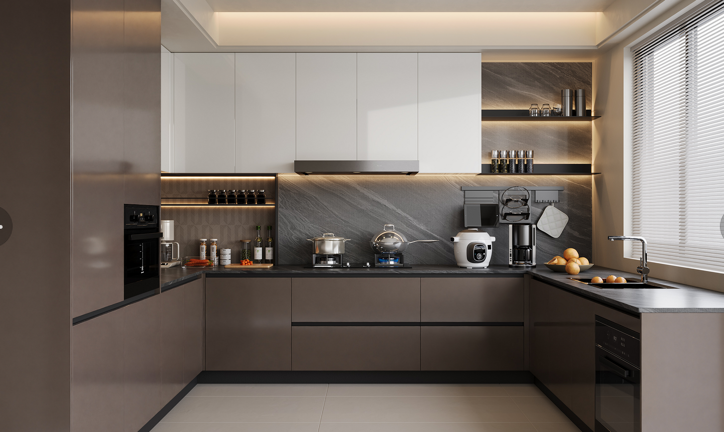 Stella Series - High Gloss Modern Kitchen Cabinets