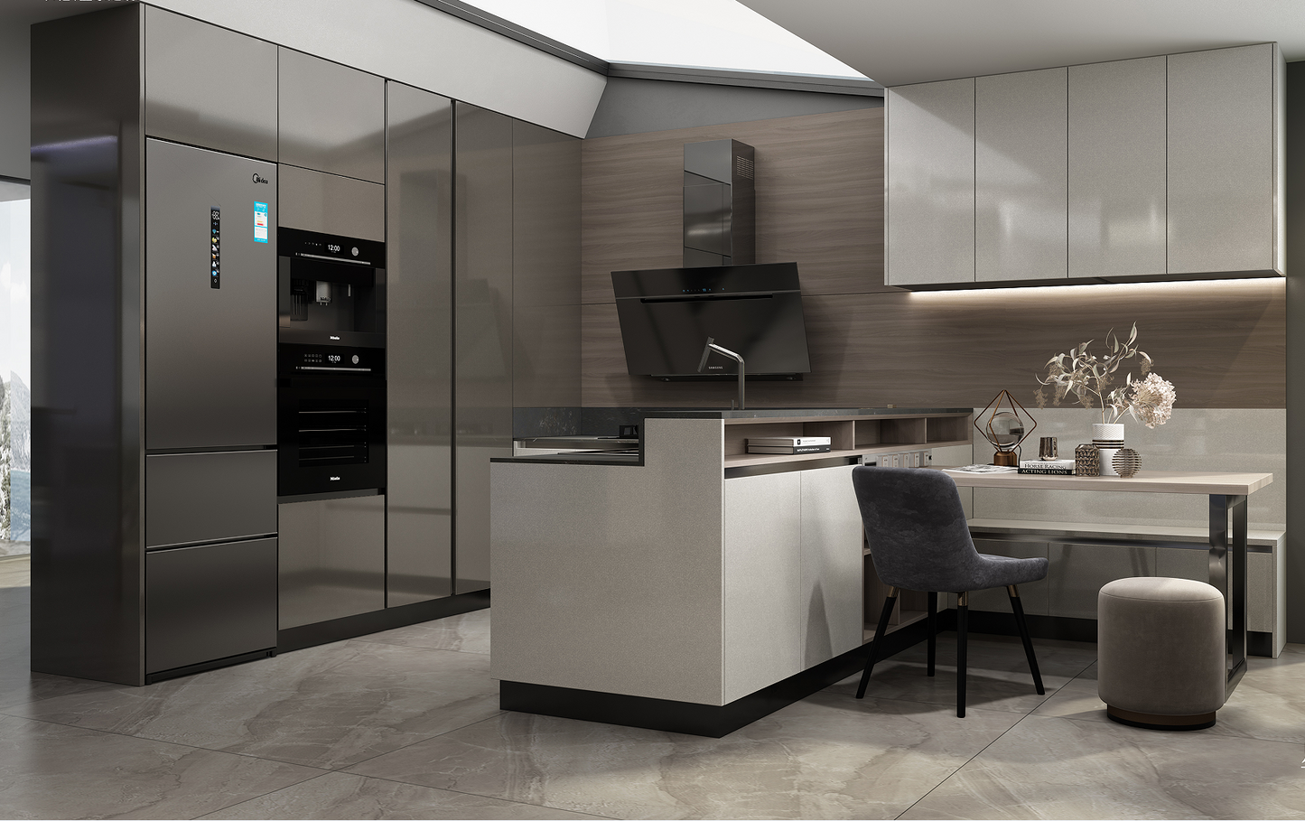 Stella Series - High Gloss Modern Kitchen Cabinets