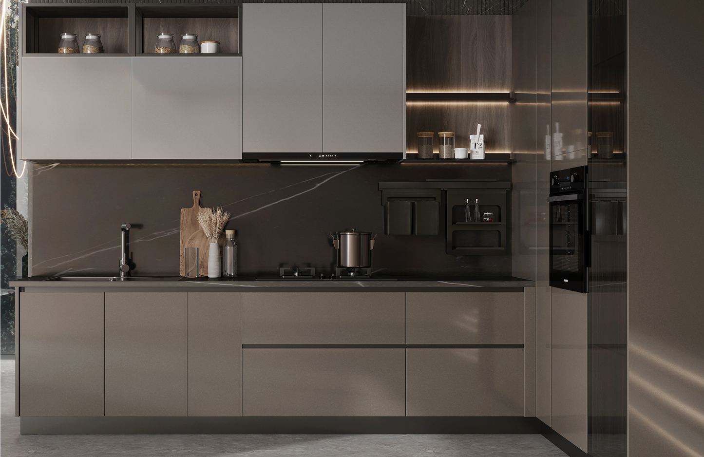 Stella Series - High Gloss Modern Kitchen Cabinets