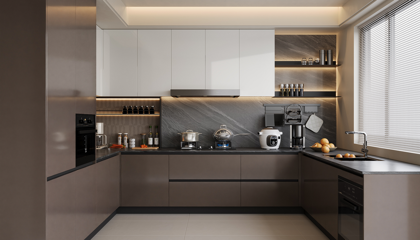 Stella Series - High Gloss Modern Kitchen Cabinets