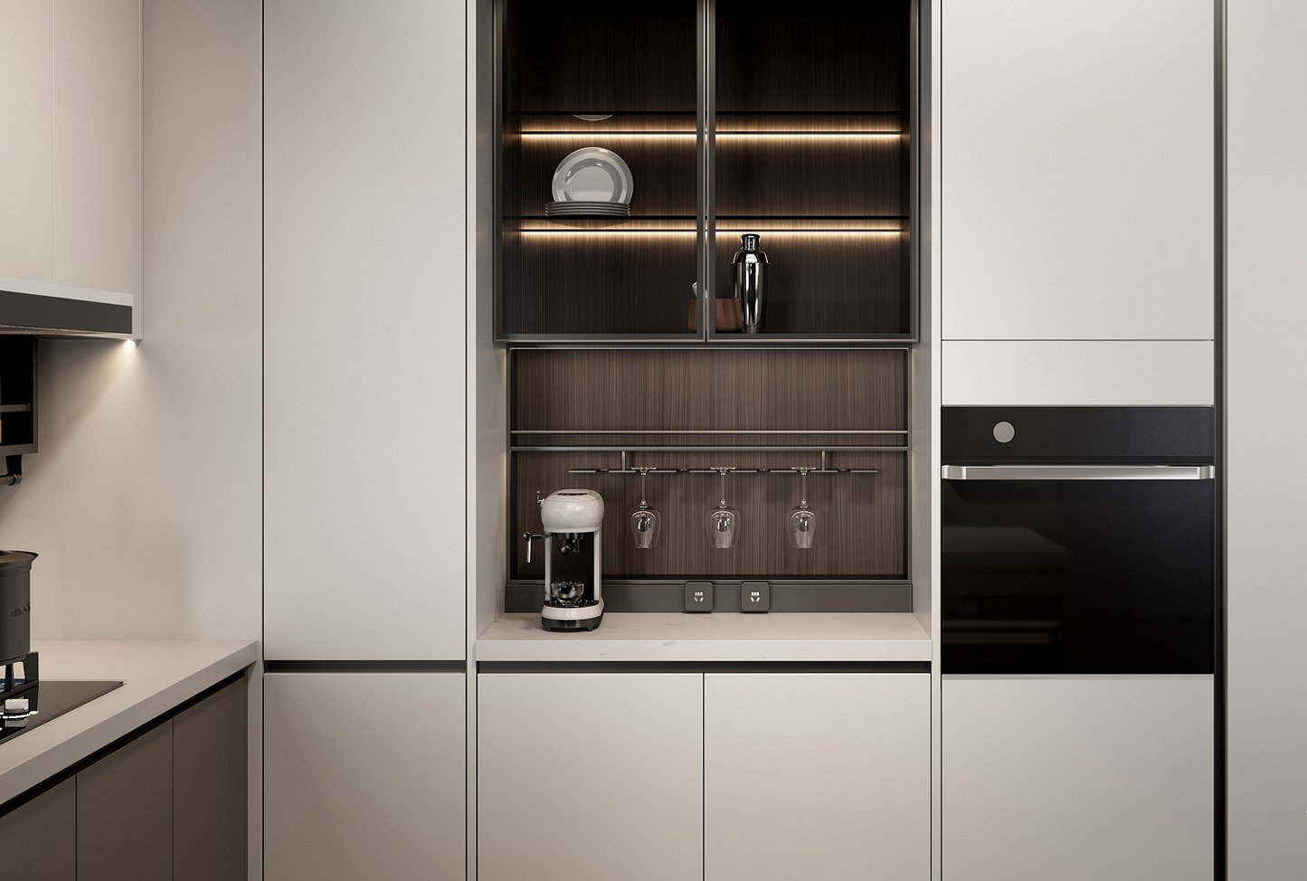 Nilan Series - Modern Neutral-Tone Kitchen