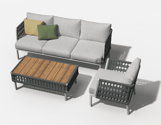 Ella Outdoor Lounge Suite 4Pce