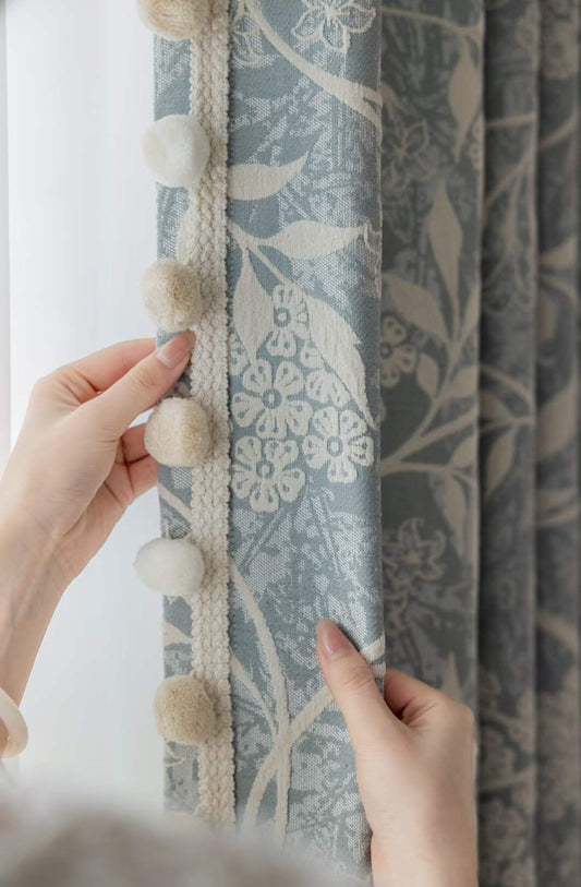 Luminous Parisian custom made blockout drapes - My Store