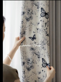 Gentle Cascade blockout curtains eyelet & pleating - My Store