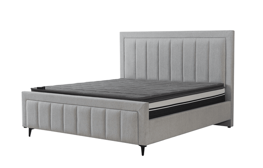 Lina strip fabric bed - My Store