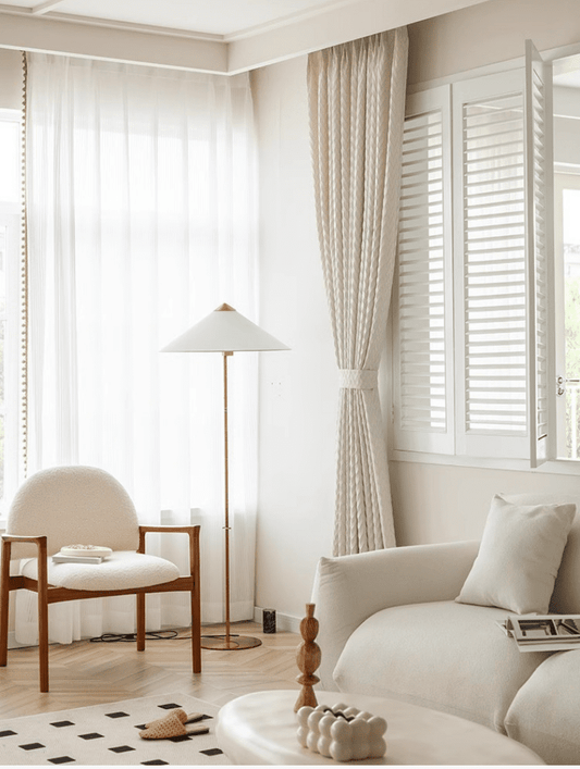 Blenheim Silhouette Sunscreen curtains eyelet & Double pleat