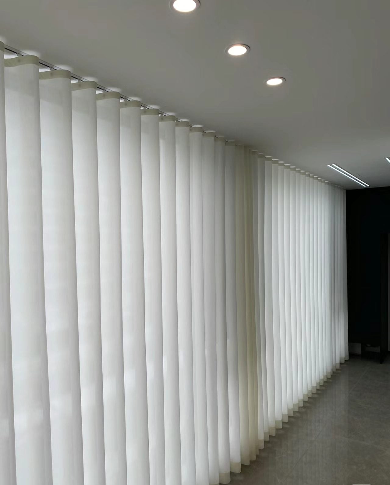 Custom S -fold wave track curtains - My Store
