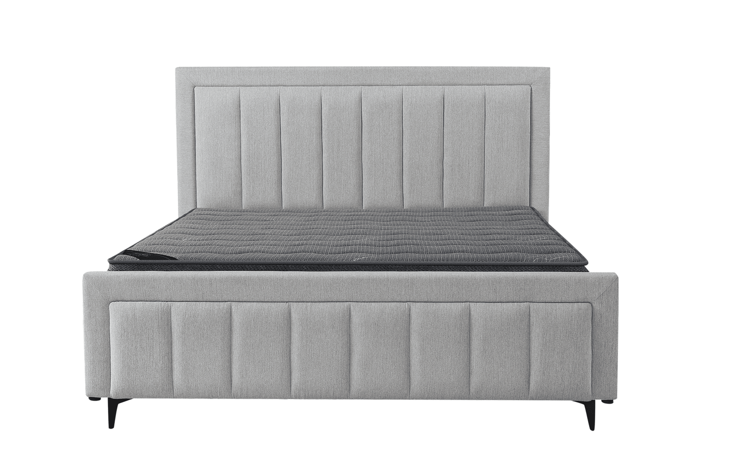 Lina strip fabric bed - My Store