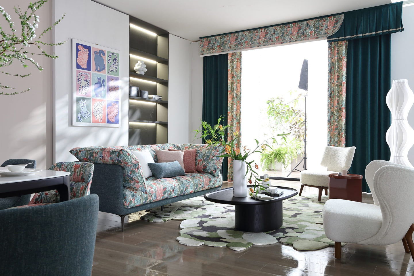 Eleanor 3 seat fabric sofa - My Store