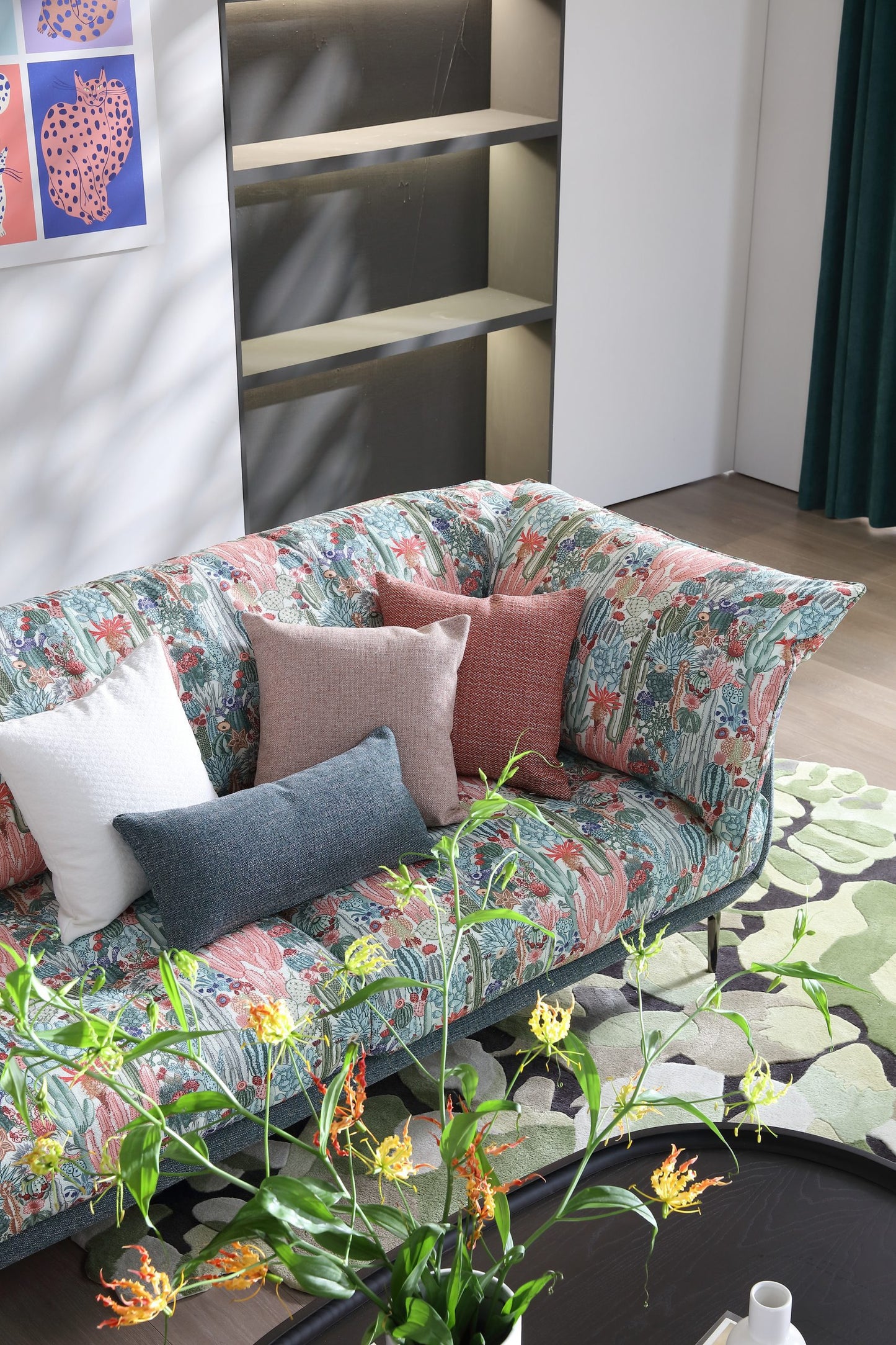 Eleanor 3 seat fabric sofa - My Store