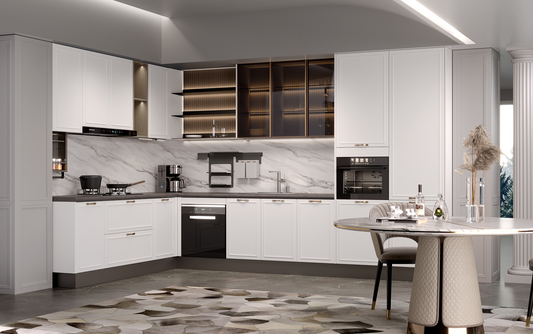 Clavica Series - White Panel Kitchen