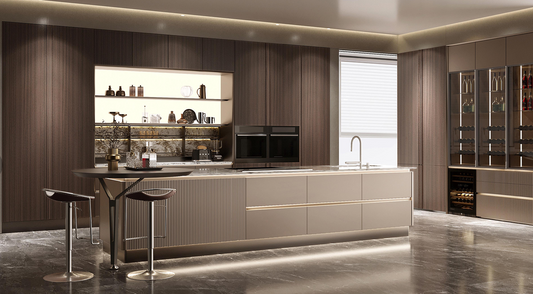LuxeLine Series Custom Modern Kitchen Cabinets