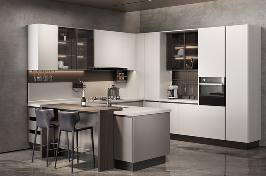 Nilan Series - Modern Neutral-Tone Kitchen