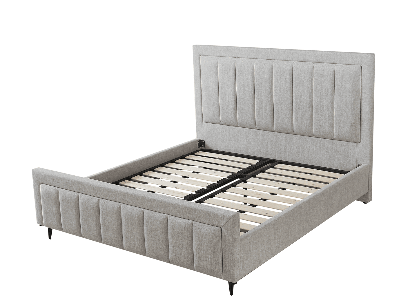 Lina strip fabric bed - My Store