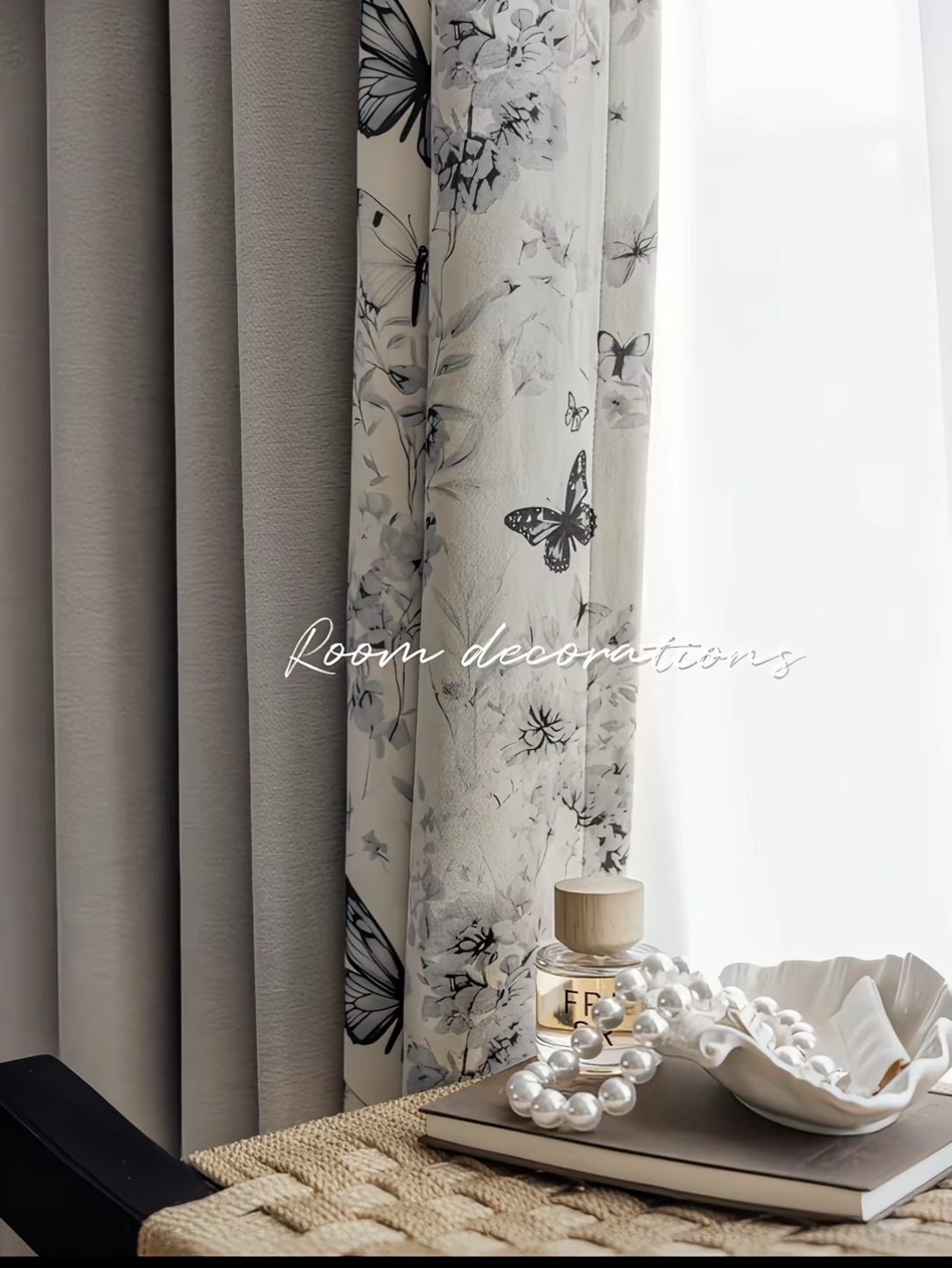 Gentle Cascade blockout curtains eyelet & pleating - My Store