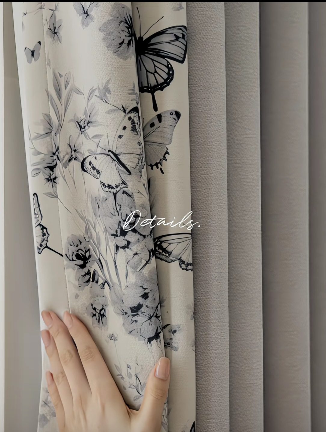 Gentle Cascade blockout curtains eyelet & pleating - My Store