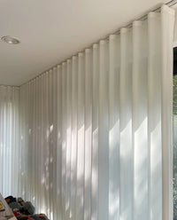 Custom wave track sheer curtains - My Store