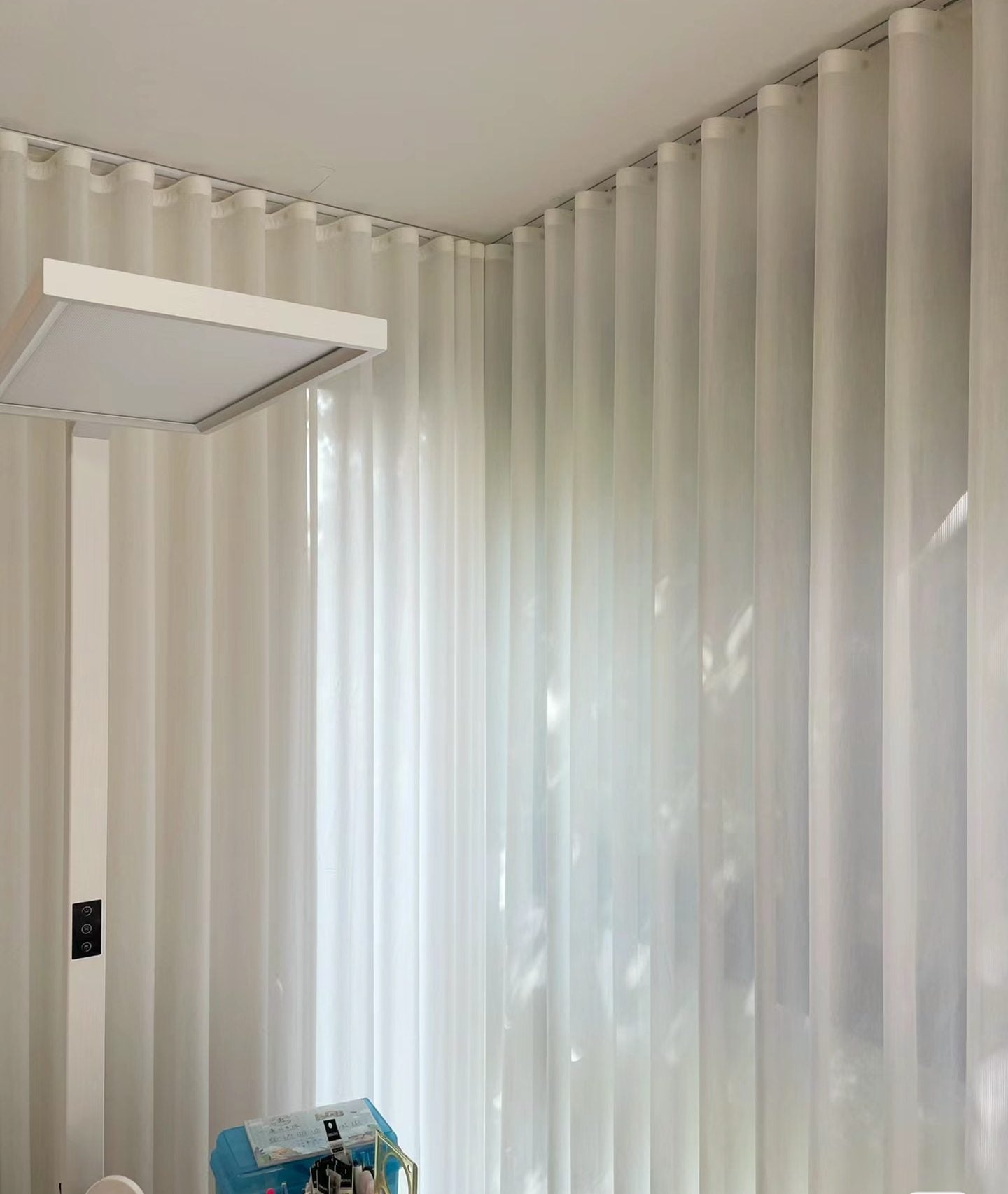 Custom wave track sheer curtains - My Store