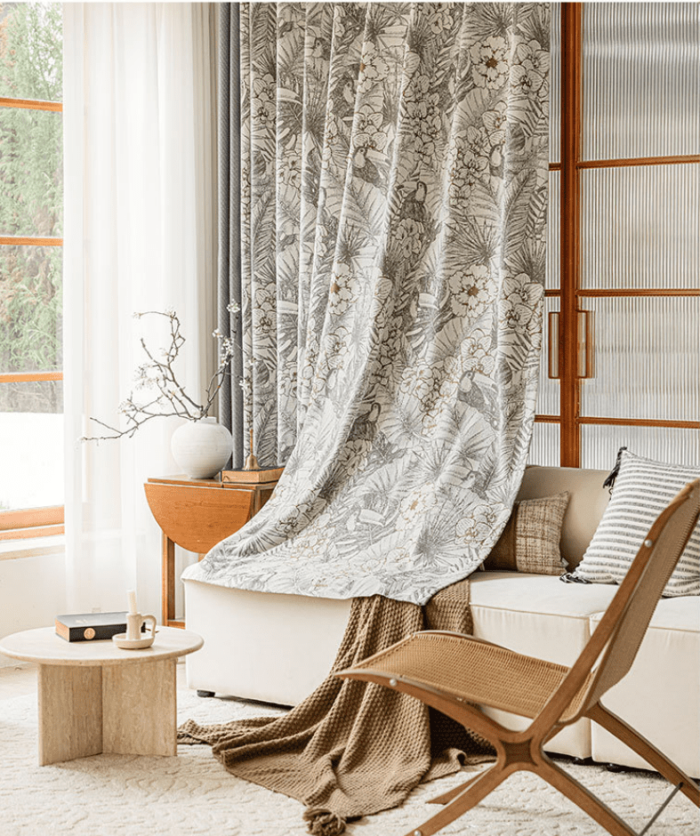 Yorkshire Toile stylish triple pleat & eyelet curtains - My Store