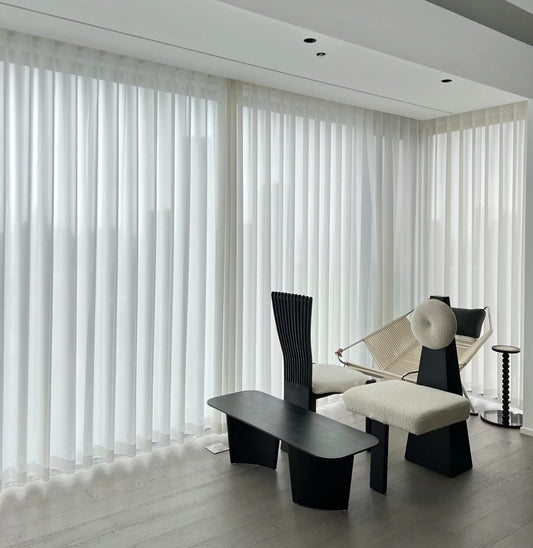 Custom S -fold wave track curtains - My Store