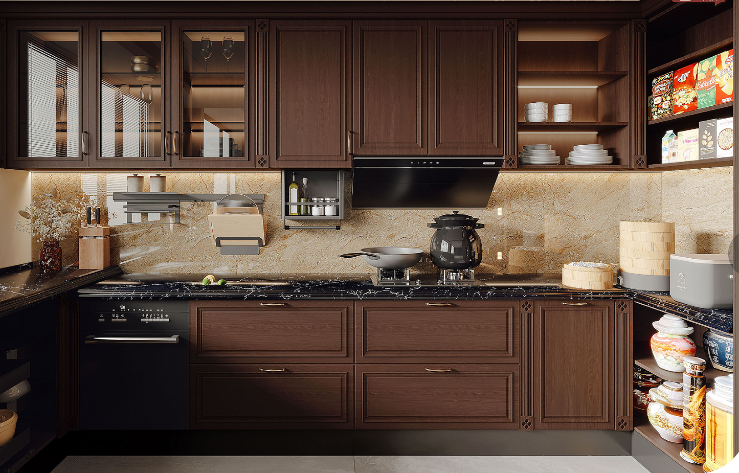 Cambridge Series – Classic Timber Kitchen Cabinets