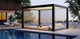 Enclosed Pergola with LED Lighting & Louvered Roof | Future Pergolas Christchurch