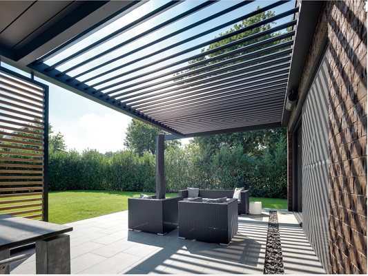 Custom Made Wall-Mounted Pergola
