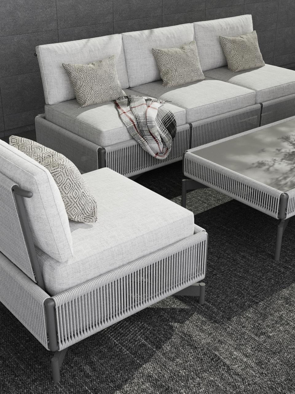 Mason Outdoor Lounge Suite 4Pce - My Store