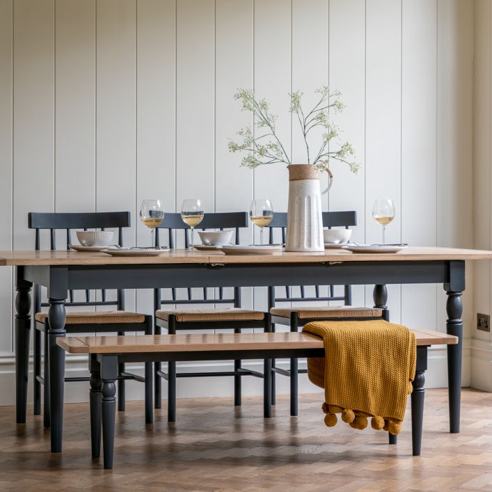 Provincial Oak Extension Dining Table